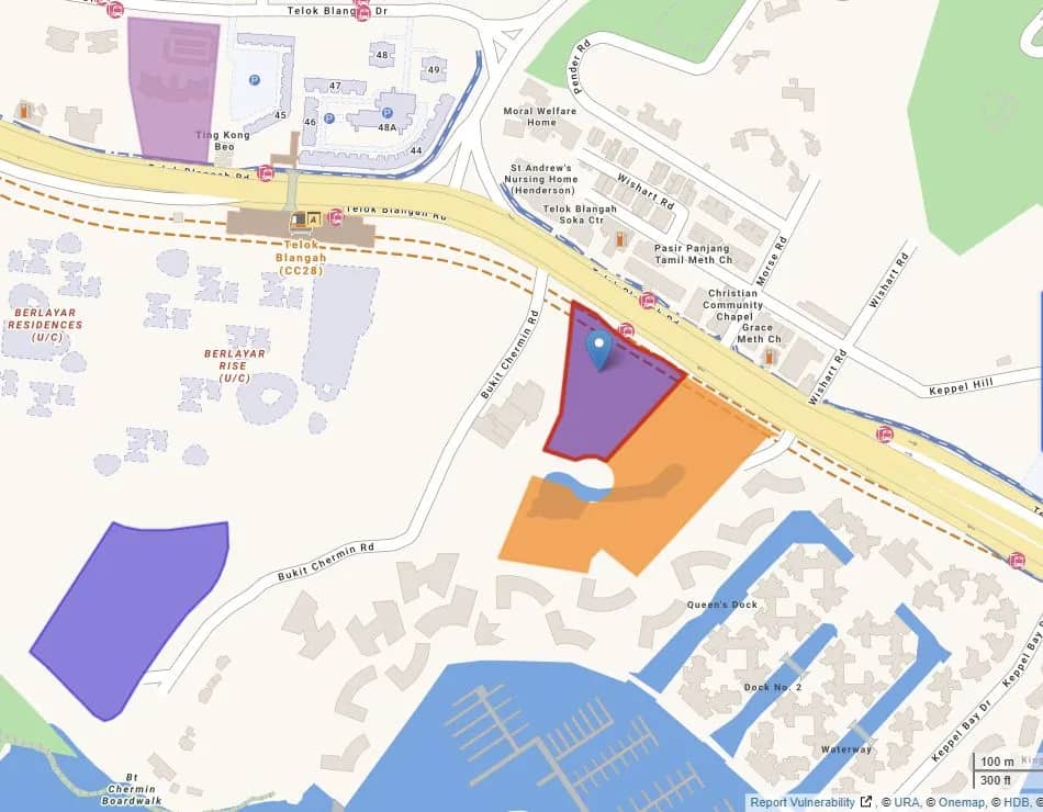 Developer render of Telok Blangah Road GLS