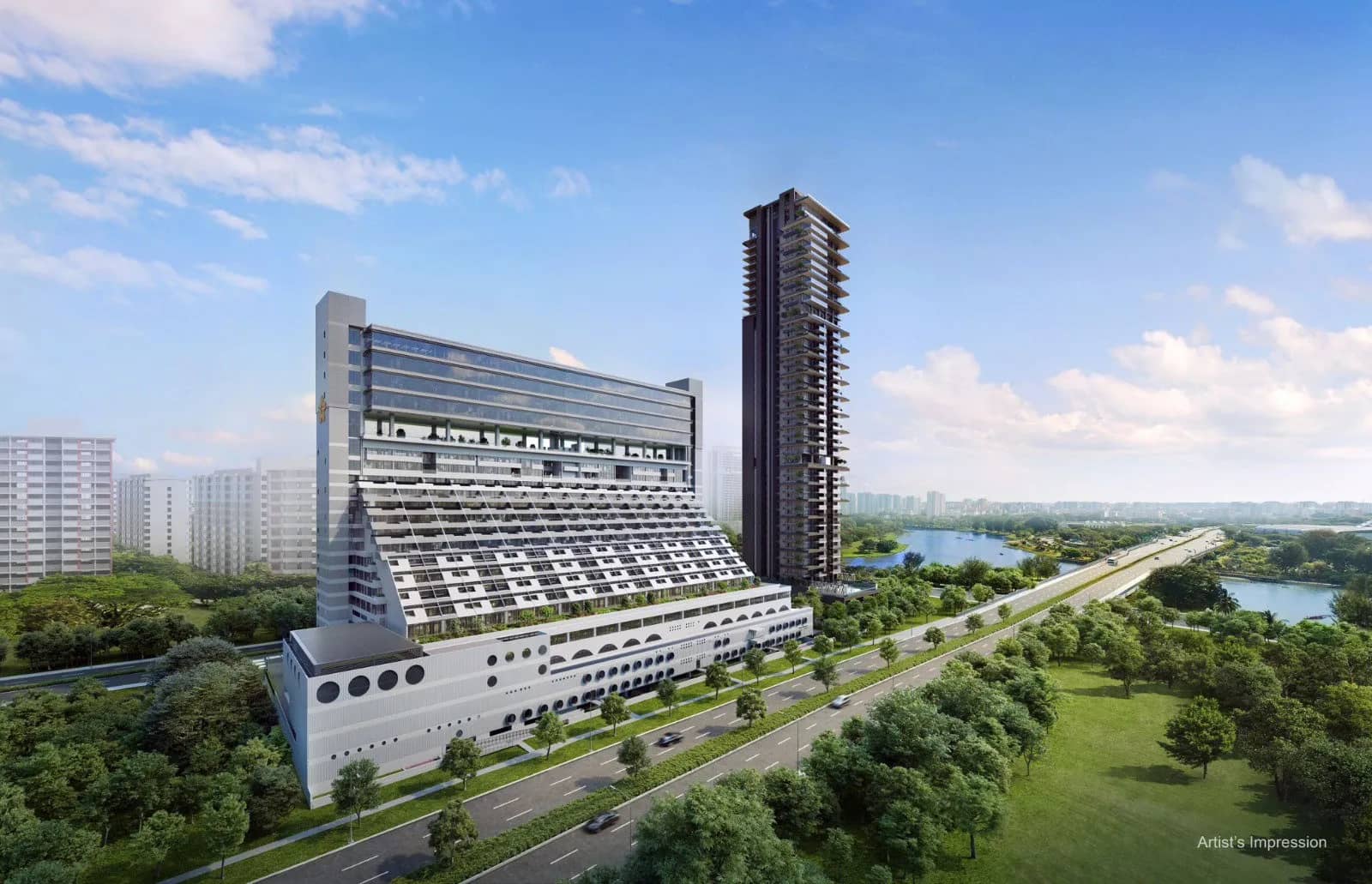 Developer render of The Golden Mile
