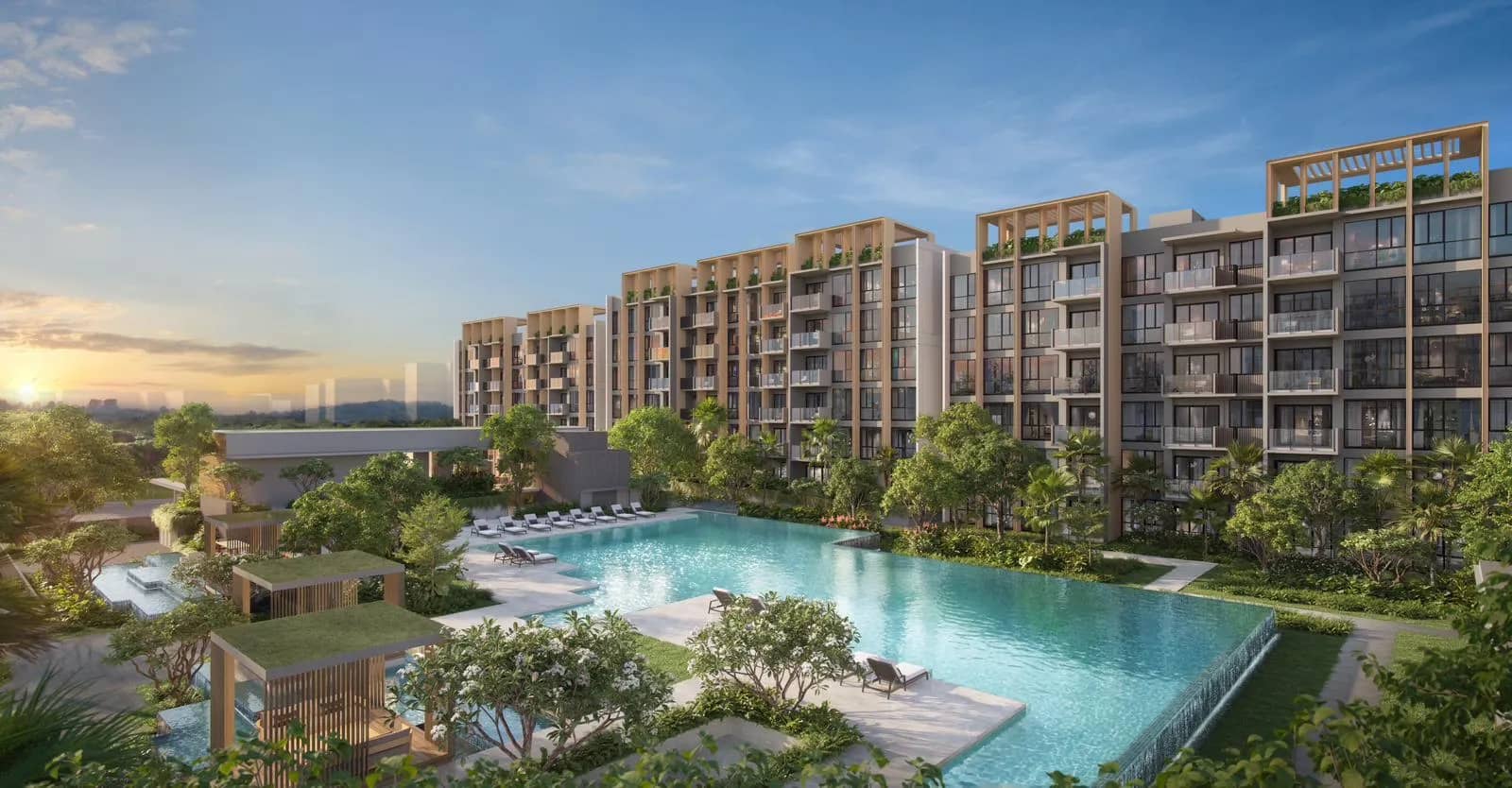 Developer render of Narra Residences 翠岚轩