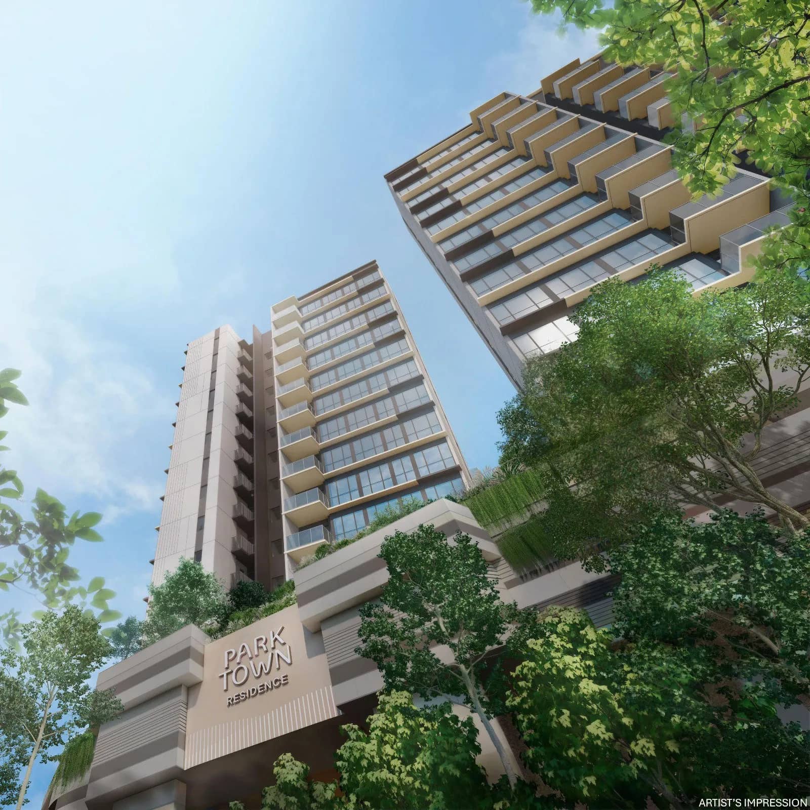 Developer render of Parktown Residence
